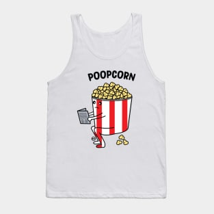 poopcorn - funny pooping popcorn Tank Top